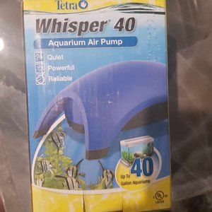 Tetra whisper air pump 40-gallon Aquarium fish tank water quiet powerful non-ul